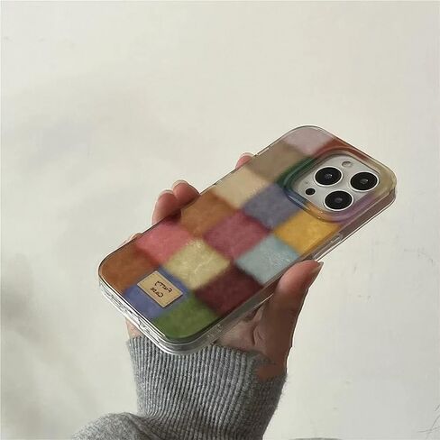 Trendy Aesthetic Cute Colorful iPhone 15 Case Shockproof Design Slim Fit Protective Cover Phone Case with for Women Girls in Kuwait