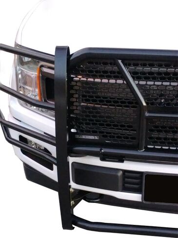 Black Horse Rugged Heavy Duty Grille Brush Bumper Guard Modular Black Compatible with 2015-2020 Ford F-150-RU-FOF115-B in Saudi Arabia