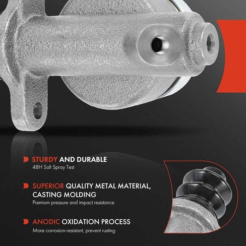 A-Premium Brake Master Cylinder with Reservoir and Cap Compatible with International Harvester and Lincoln Vehicles - Scout 1961-1966, Continental 1961-1964 - Replace# 871322R91, C1VY-2140-B in Saudi Arabia