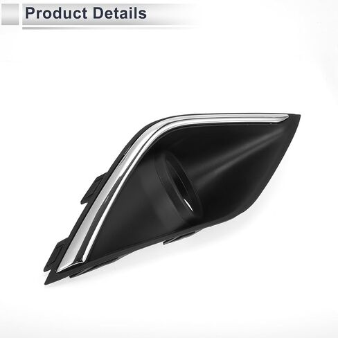 Front Right Fog Light Grill for Mitsubishi Outlander 2016-2019 Front Lower Bumper Fog Light Cover Inserts ABS 1 Pc in Saudi Arabia