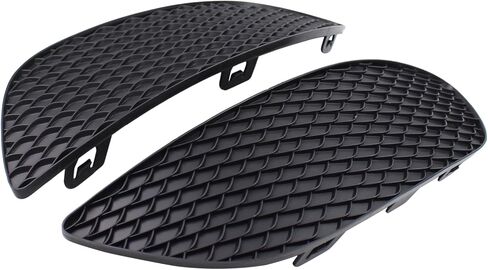 2Pcs Front Driver and Passenger Side Fog Light Cover Grille for Mercedes-Benz C300 2015-2018 2.0L in Saudi Arabia