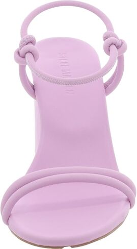 صندل نسائي بكعب هارلو من Steve Madden، جلد أرجواني، 9.5 in Kuwait