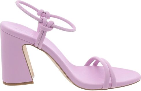 صندل نسائي بكعب هارلو من Steve Madden، جلد أرجواني، 9.5 in Kuwait