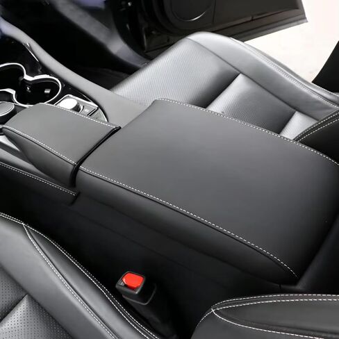 Fit for Lexus RX350 450h 2016-2022, Car Center Console Cover, Black Leather Console Cover, Center Console Armrest Decoration in Saudi Arabia