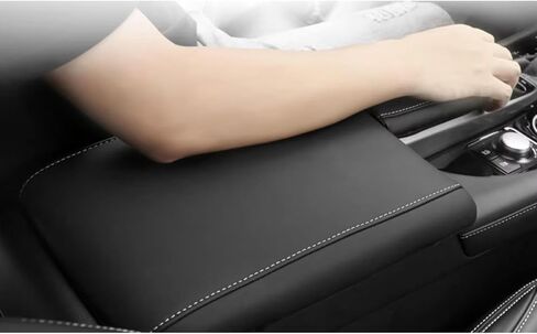 Fit for Lexus RX350 450h 2016-2022, Car Center Console Cover, Black Leather Console Cover, Center Console Armrest Decoration in Saudi Arabia