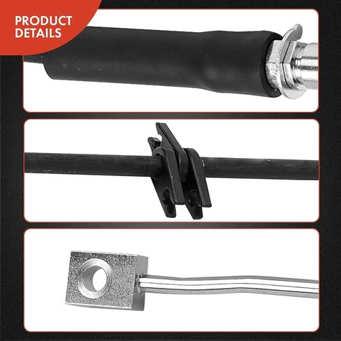 A-Premium Rear Driver Side Brake Hydraulic Hose Compatible with Select Chevrolet and GMC Models - C5500 Kodiak 2003-2009, C5500 Topkick 2003-2009 - Replace# 15267963, 15192182 in Saudi Arabia