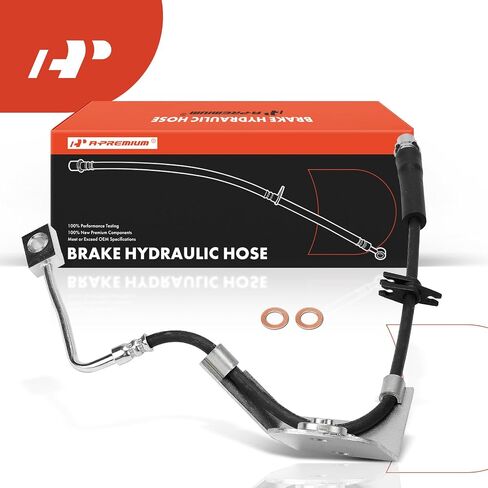 A-Premium Rear Driver Side Brake Hydraulic Hose Compatible with Select Chevrolet and GMC Models - C5500 Kodiak 2003-2009, C5500 Topkick 2003-2009 - Replace# 15267963, 15192182 in Saudi Arabia