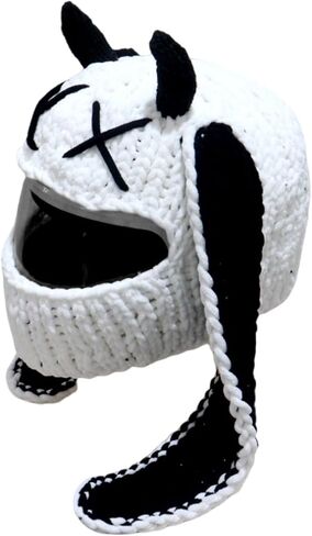 Popular Motorcycle Helmets Covers Funny Rabbits Ear Plush Helmets Full Face Protective Covers for Fun Rides and Gifts in Saudi Arabia