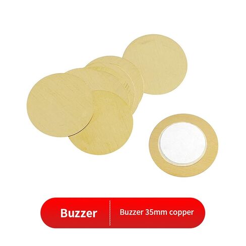 10PCS Buzzer Piezoelectric Ceramic Wafer Plates Dia 35/50MM with Wire Size Ranging from 12MM to 35MM(Wire-35mm-10PCS) in Saudi Arabia