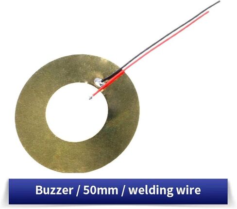 10PCS Buzzer Piezoelectric Ceramic Wafer Plates Dia 35/50MM with Wire Size Ranging from 12MM to 35MM(Wire-35mm-10PCS) in Saudi Arabia