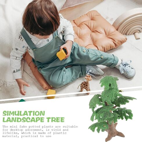 DOITOOL Model Trees Fake Cypress Miniature Artificial Tree Train Miniature Scenery Architecture Trees Railroad Tree Fake Plants for DIY Sand Table Scenery Landscape Dollhouse in Saudi Arabia
