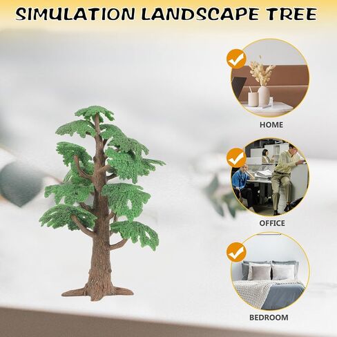 DOITOOL Model Trees Fake Cypress Miniature Artificial Tree Train Miniature Scenery Architecture Trees Railroad Tree Fake Plants for DIY Sand Table Scenery Landscape Dollhouse in Saudi Arabia