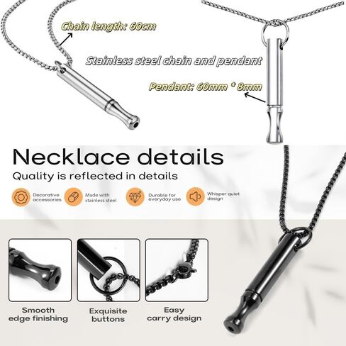 Mindfulness Breathing Necklace and 7 Chakra Crystals Bracelet，Stainless Steel Anxiety Breathe Necklace，Meditation Set for Men and Women in Saudi Arabia