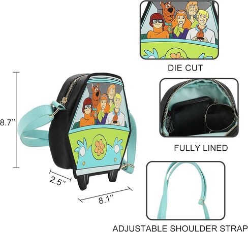 Scooby Doo Mystery Machine 8" Women's Novelty Crossbody Bag in Saudi Arabia