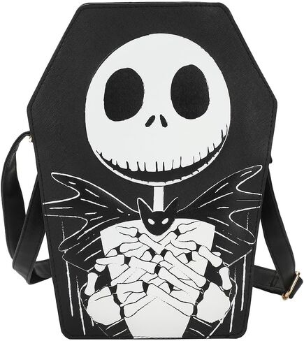 Nightmare Before Christmas Jack Skellington Coffin 11" Crossbody Bag in Saudi Arabia