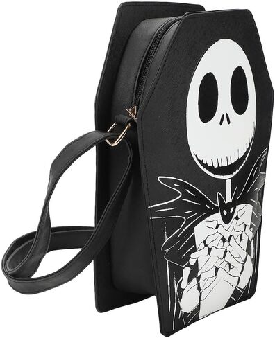 Nightmare Before Christmas Jack Skellington Coffin 11" Crossbody Bag in Saudi Arabia