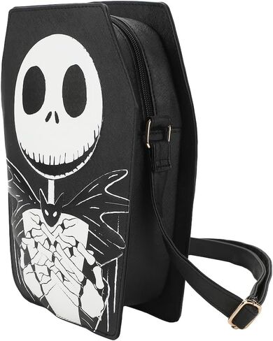 Nightmare Before Christmas Jack Skellington Coffin 11" Crossbody Bag in Saudi Arabia
