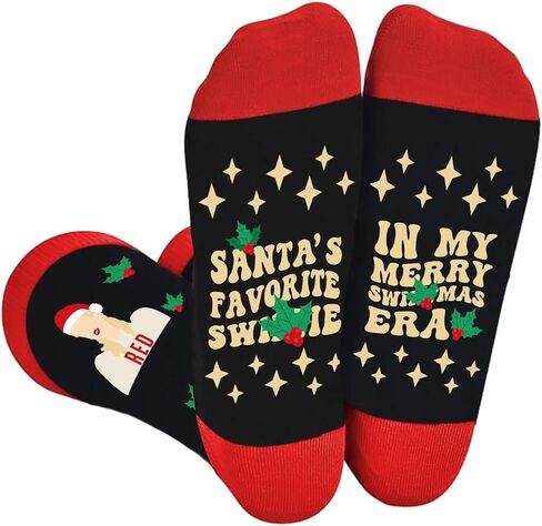 جوارب عيد الميلاد المضحكة للنساء، هدايا لمحبي الموسيقى للنساء، جوارب محبوكة دافئة للشتاء in Kuwait