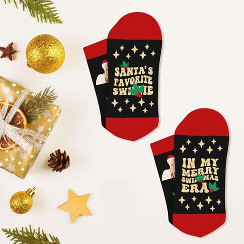 جوارب عيد الميلاد المضحكة للنساء، هدايا لمحبي الموسيقى للنساء، جوارب محبوكة دافئة للشتاء in Kuwait