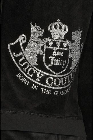 Juicy Couture Women's Heritage Rib Trim Kangaroo Pocket Track with Back in Saudi Arabia