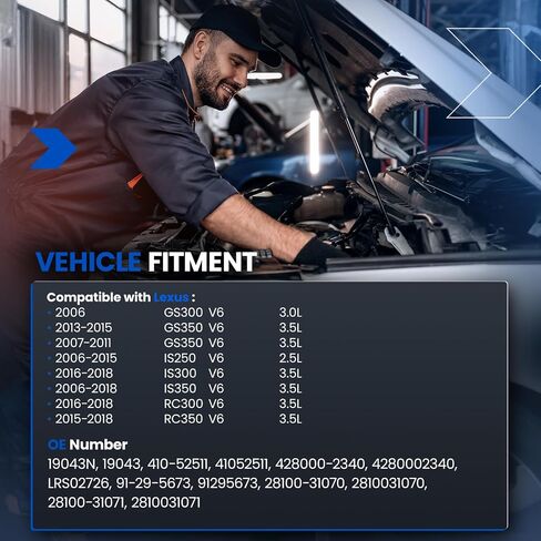 19043 محرك بداية جديد متوافق مع لكزس GS350 IS250 IS300 IS350 RC300 RC350، 12 فولت 1.5 كيلومتر 10 أسنان يناسب 28100-31070 2810031070 4280002340 41052511 2810031071 in Kuwait