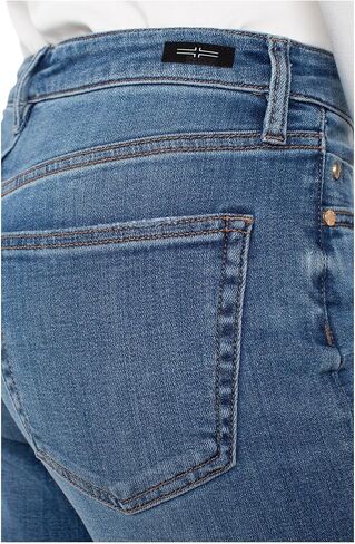Liverpool Womens Marley Mid-Rise Girlfriend Cuffed Jeans 30" Uncuffed/ 27" Cuffed Inseam in Saudi Arabia