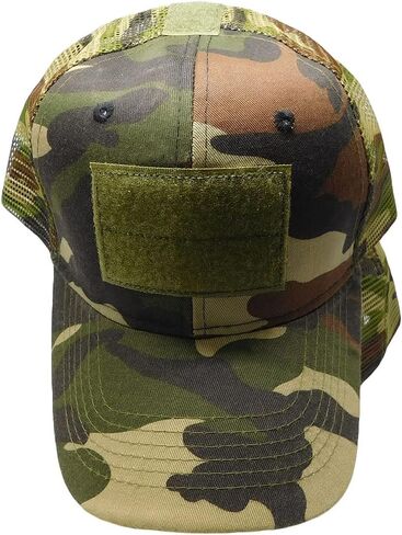 Trade Winds Woodland Camouflage Camo Operator Operators Tactical Patch Mesh Trucker Adjustable Embroidered Baseball Cap Hat in Saudi Arabia