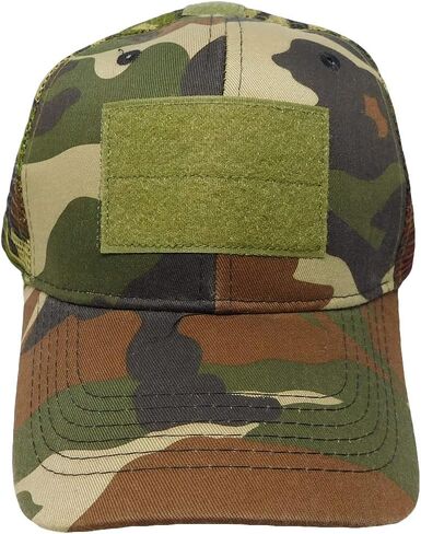 Trade Winds Woodland Camouflage Camo Operator Operators Tactical Patch Mesh Trucker Adjustable Embroidered Baseball Cap Hat in Saudi Arabia