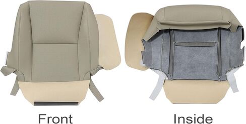 GXARTS Driver Side Bottom Perforated Microfiber Leather Seat Cover Tan Compatible with Lexus RX 350 2010 2011 2012 2013 2014 2015 in Saudi Arabia