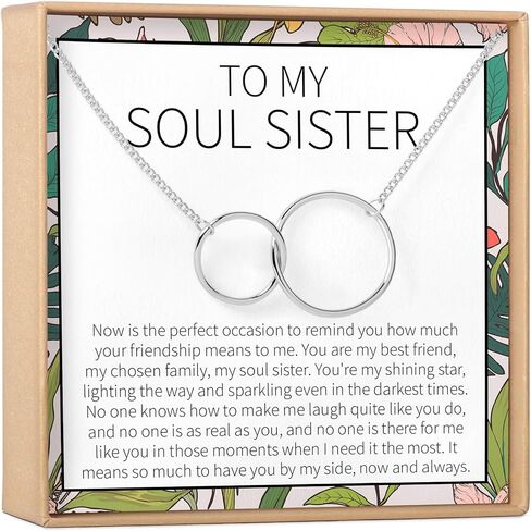 Dear Ava Necklace Gift For Women and Girls - Adjustable Modern Jewelry Pendant Love Gifting Idea for Her with Heartfelt Card - Long Distance Gifts for Your Loving Ones in Saudi Arabia