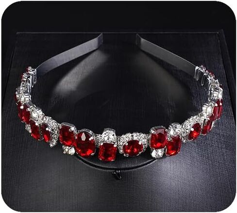JWICOS Rhinestone Bridal Headband Silver Wedding Tiara for Brides Headpiece Crystal Wedding Hair Accessories for Prom Party in Saudi Arabia