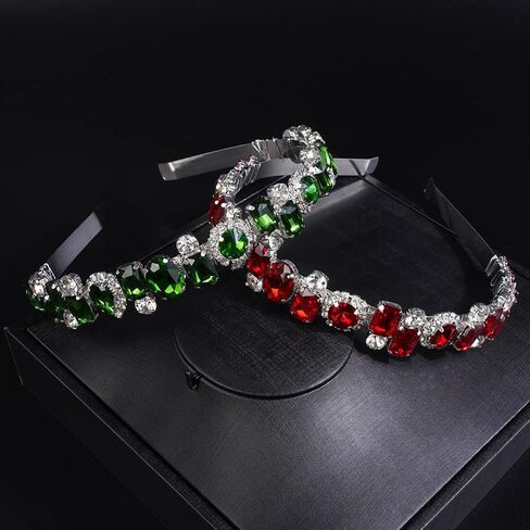 JWICOS Rhinestone Bridal Headband Silver Wedding Tiara for Brides Headpiece Crystal Wedding Hair Accessories for Prom Party in Saudi Arabia