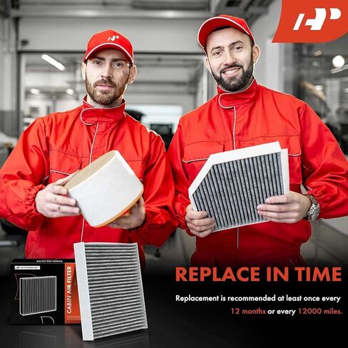 A-Premium Cabin Air Filter w/Activated Carbon Compatible with Ford & Lincoln Vehicles - Explorer 2011-2019, Taurus 2009-2019, Flex 2010-2019, MKS 2010-2016, MKT 2010-2019, Police Interceptor Sedan in Saudi Arabia