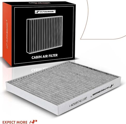 A-Premium Cabin Air Filter w/Activated Carbon Compatible with Ford & Lincoln Vehicles - Explorer 2011-2019, Taurus 2009-2019, Flex 2010-2019, MKS 2010-2016, MKT 2010-2019, Police Interceptor Sedan in Saudi Arabia