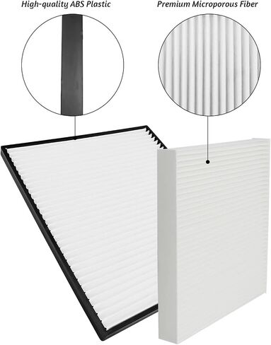 Cabin Filter Fit for Kenworth Peterbilt International Lonestar Cummins Paccar Replace x1987001 AF55839 CAF1815P PA30093 CY08221P C25870 F37-1018 PA30269 in Saudi Arabia
