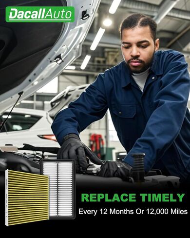 Activated Carbon Cabin & Engine Air Filter Set fit for Honda Pilot/Ridgeline/Passport V6-3.5L (2016-2025), for Acura MDX V6-3.0L/3.5L (2016-2020), Replace Part NO. 17220-5J6-A10, 80292-SDA-407 in Saudi Arabia