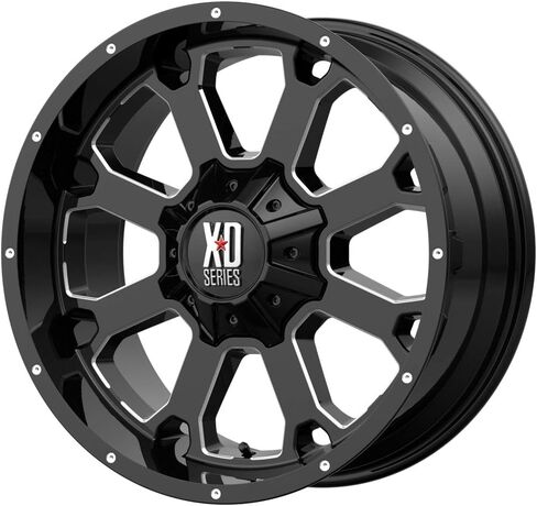 XD Series by KMC Wheels XD825 BUCK 25 BLACK Wheel Chromium (hexavalent compounds) (20 x 10. inches /8 x 125 mm, -24 mm Offset) in Saudi Arabia