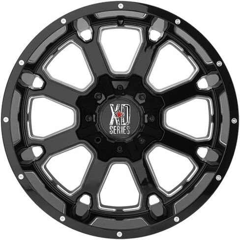 XD Series by KMC Wheels XD825 BUCK 25 BLACK Wheel Chromium (hexavalent compounds) (20 x 10. inches /8 x 125 mm, -24 mm Offset) in Saudi Arabia