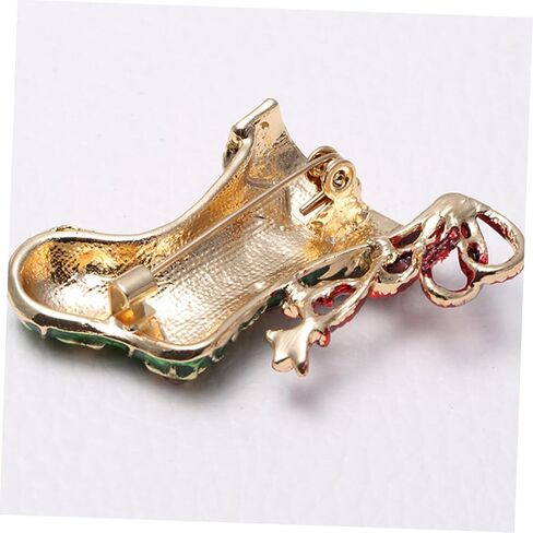 1Set Christmas Brooch Alloy with Bell Snowman Design Holiday Parties Themed Events and Costume Accessories in Saudi Arabia