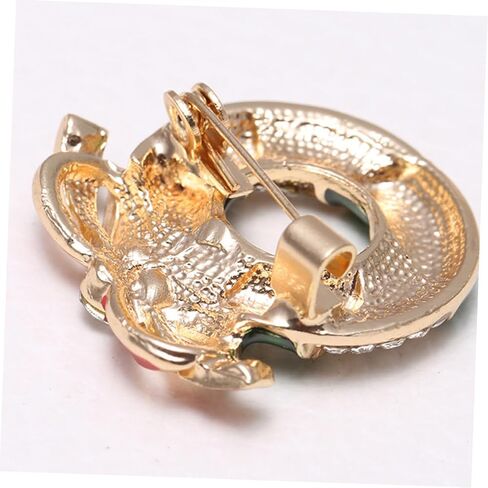 1Set Christmas Brooch Alloy with Bell Snowman Design Holiday Parties Themed Events and Costume Accessories in Saudi Arabia