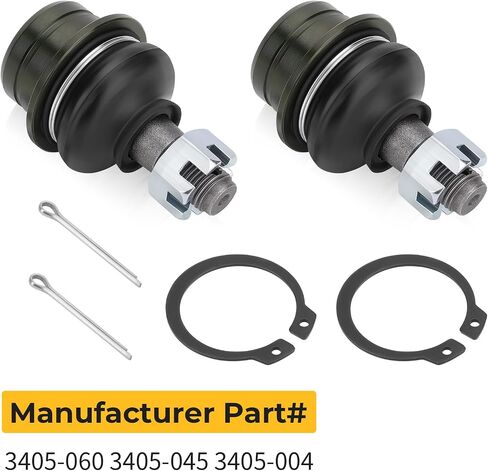M MATI 2Pcs Front Upper A-Arm Ball Joint for Suzuki KingQuad 450 500 700 750 LT-Z400 LT-F250 for Arctic Cat DVX 400 for Kawasaki KFX400 3405-060 3405-045 3405-004 in Saudi Arabia