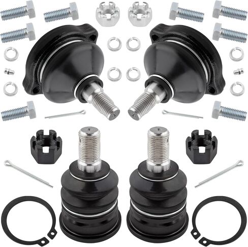 K9022 K9609 Front Upper & Lower Suspension Ball Joints Left & Right for Nissan D21 1986 1987 1988 1989 1990 1991 1992 1993 1994 Pickup 2WD 1995 1996 1997, Pack of 4 in Saudi Arabia