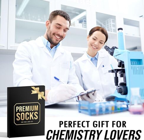 هدايا VICRAZY Nerdy - هدايا للجوارب لمحبي العلوم، هدية مبتكرة للكيمياء والفيزياء وعلم الأعصاب in Kuwait