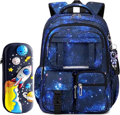 Purple School Backpack For Girls - Waterproof Backpacks Large Capacity With Multiple Compartments Bookbag Ergonomically Designed Sponge Back School Bag With Lunch Bags And Pencil Cases in Saudi Arabia