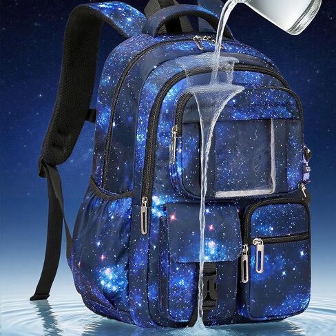 Purple School Backpack For Girls - Waterproof Backpacks Large Capacity With Multiple Compartments Bookbag Ergonomically Designed Sponge Back School Bag With Lunch Bags And Pencil Cases in Saudi Arabia