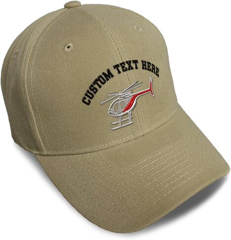 Custom Baseball Caps for Men & Women Embroidered Helicopter B Embroidery Ladies & Men Baseball Hats Acrylic in Saudi Arabia