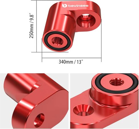 Bevinsee Bolt-on Type Rear Wing Spoiler Riser Extender Kit Compatible with Ford Focus ST Hatchback 2013 2104 2015 2016 2017 2018 /RS 2016-2018 Black in Kuwait