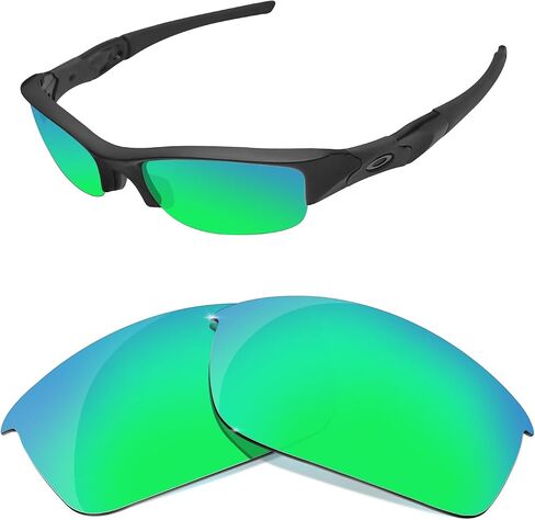 عدسات النظارات الشمسية البديلة لنظارات Oakley Flak Jacket الشمسية المستقطبة - خيارات متعددة in Saudi Arabia