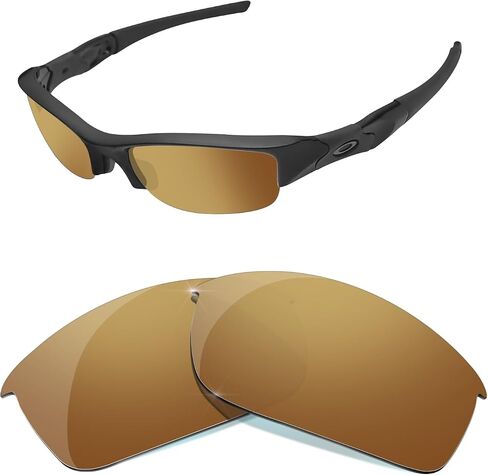 عدسات النظارات الشمسية البديلة لنظارات Oakley Flak Jacket الشمسية المستقطبة - خيارات متعددة in Saudi Arabia