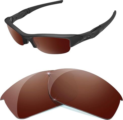 عدسات النظارات الشمسية البديلة لنظارات Oakley Flak Jacket الشمسية المستقطبة - خيارات متعددة in Saudi Arabia
